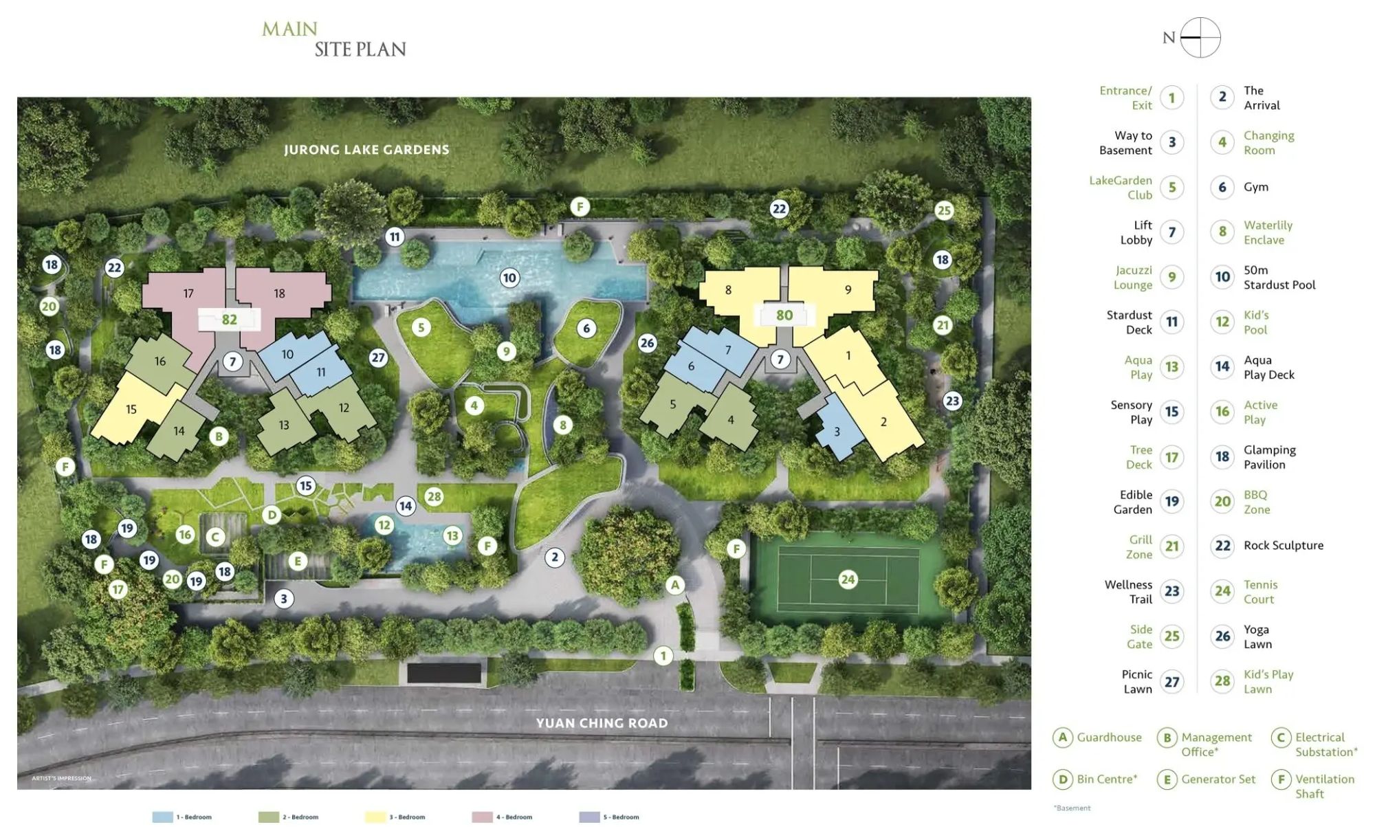 The Lakegarden Residences siteplan